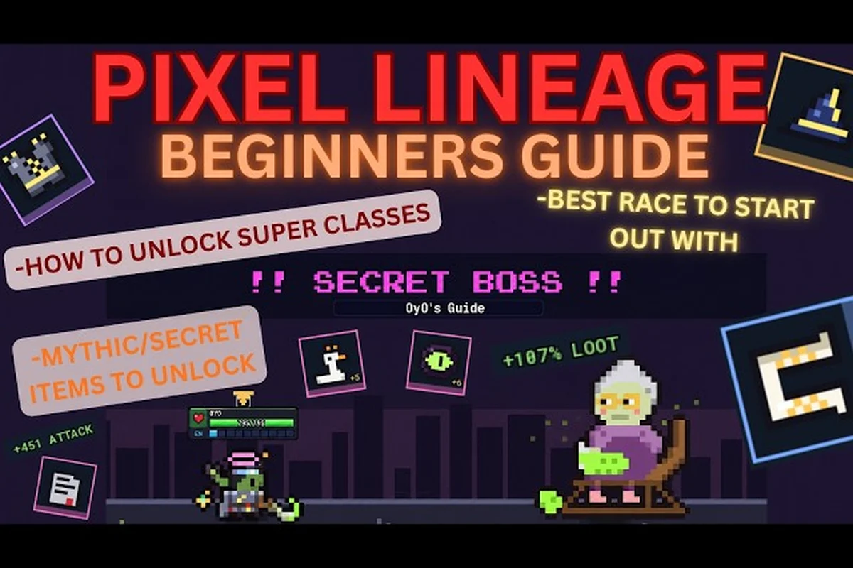 Pixel Lineage Beginner Guide: Races, Classes, and Gold Tips